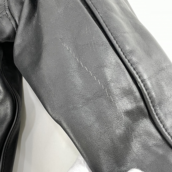 実際に弊社で買取させて頂いたSCHOTT/ショット レザーシングルライダース AT101/40の画像 9枚目