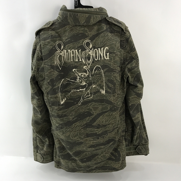 実際に弊社で買取させて頂いたHYSTERIC GLAMOUR/ヒステリックグラマー レッドツェッペリン M-65 フィールドミリタリージャケット 4AB-1062 Mの画像 1枚目