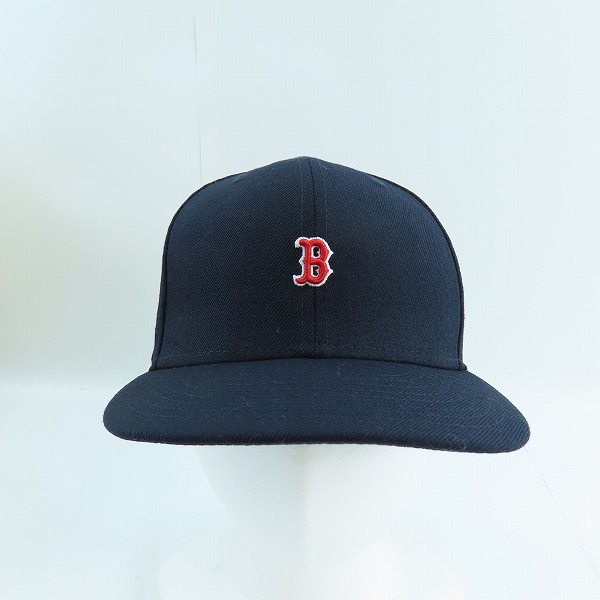 実際に弊社で買取させて頂いたNEW ERA × BEAMS/ニューエラ × ニューエラ ボストンレッドソックス ミニロゴキャップ 59FIFTY 7-1/4/57.7cmの画像 1枚目