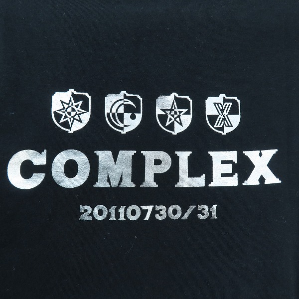 実際に弊社で買取させて頂いたCOMPLEX/コンプレックス 20110730/31 日本一心バンドTシャツ 半袖/Lの画像 5枚目