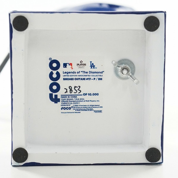 実際に弊社で買取させて頂いたFOCO/フォコ BIG HEADS ロサンゼルス・ドジャース ＃17 大谷翔平 打者 ボブルヘッド フィギュア 首振り人形の画像 3枚目