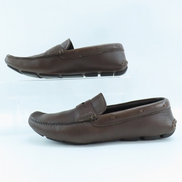 実際に弊社で買取させて頂いたPRADA/プラダ レザー ドライビング/スリッポンシューズ/6の画像 3枚目