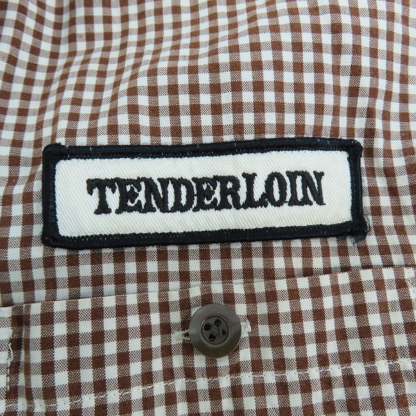 実際に弊社で買取させて頂いたTENDERLOIN/テンダーロイン T-HOPPER 長袖シャツ/ギンガムチェック/Lの画像 6枚目