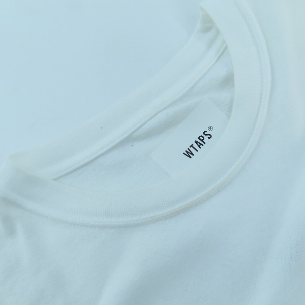 実際に弊社で買取させて頂いたWTAPS/ダブルタップス 23SS DESIGN 01/SS/CTPL COLLEGE TEE 胸刺繍 半袖Tシャツ 231ATDT-CSM28 /1の画像 7枚目