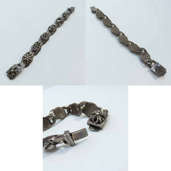 実際に弊社で買取させて頂いた【インボイス原本】CHROME HEARTS/クロムハーツ マルチリンクブレスレットの画像 7枚目