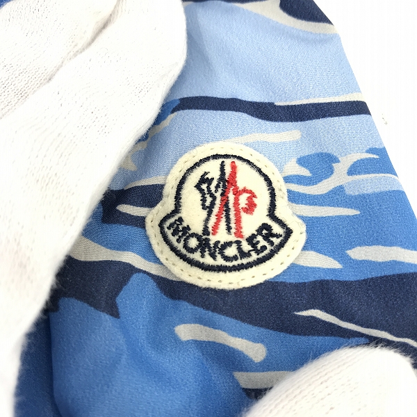 実際に弊社で買取させて頂いた【JPタグ】MONCLER/モンクレール MAGLIA CARDIGAN ナイロン ジップアップ ジャケット 510918413700/Lの画像 6枚目