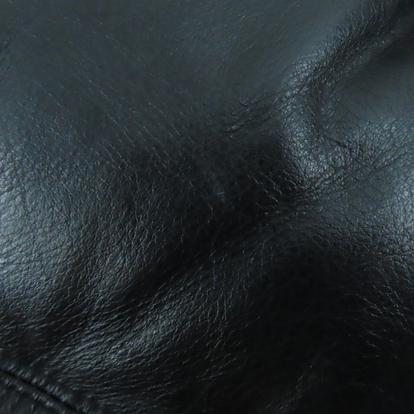 実際に弊社で買取させて頂いたBREAKBEATS×BEAMS/ブレイクビーツxビームス レザー 中綿ジャケット Lの画像 5枚目