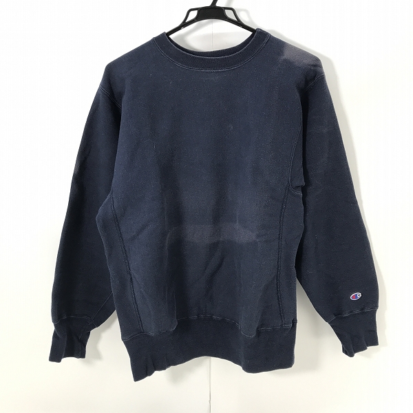 実際に弊社で買取させて頂いたChampion/チャンピオン  90s USA製 REVERSE WEAVE/リバースウィーブ　スウェット/トレーナー/ネイビー/L