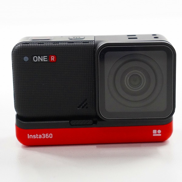 実際に弊社で買取させて頂いたinsta360 ONE R TWIN EDITION 360度＋4K広角モジュール アクションカメラ 付属品付き 動作確認済みの画像 1枚目