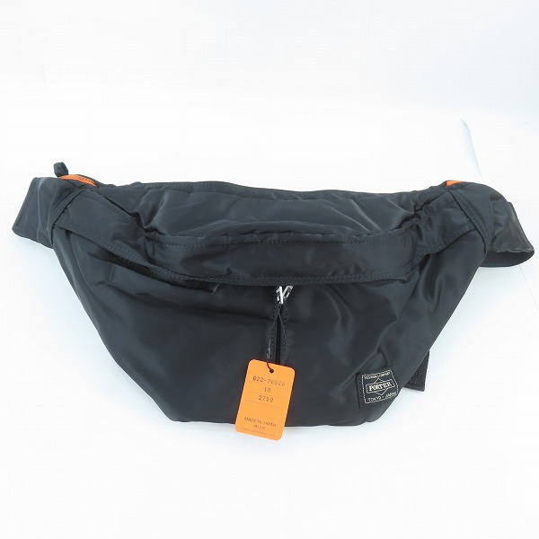 実際に弊社で買取させて頂いた(8)【未使用】PORTER/ポーター TANKER WAIST BAG L タンカー ウエストバッグ L ブラック/622-76628