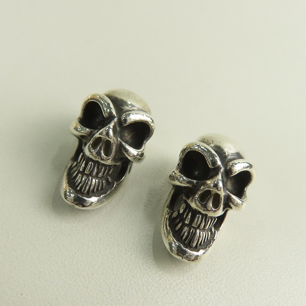 実際に弊社で買取させて頂いたBill Wall Leather/BWL/ビルウォールレザー グッドラック スカル ビーズ 2点セット