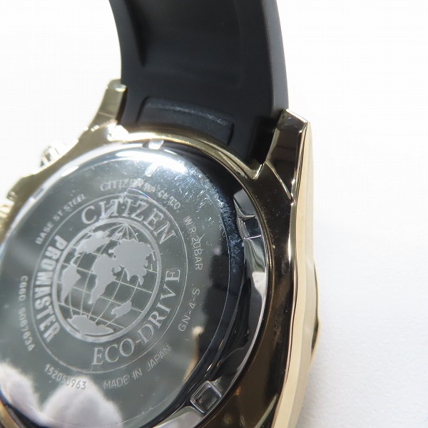 実際に弊社で買取させて頂いたCITIZEN/シチズン ECO-DRIVE/エコドライブ プロマスター デジアナ 腕時計 C660-SO67634/GN-4-Sの画像 4枚目