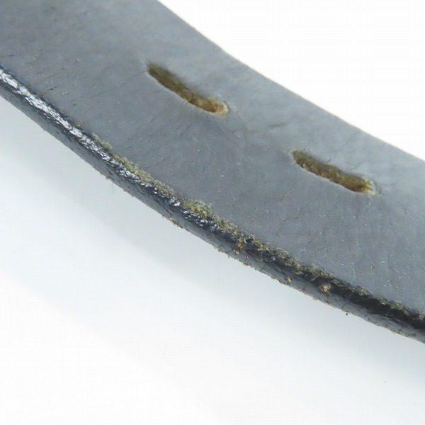 実際に弊社で買取させて頂いたLucien pellat-finet/ルシアンペラフィネ ガンジャ/マリファナバックル レザー ベルト 30/75cmの画像 8枚目