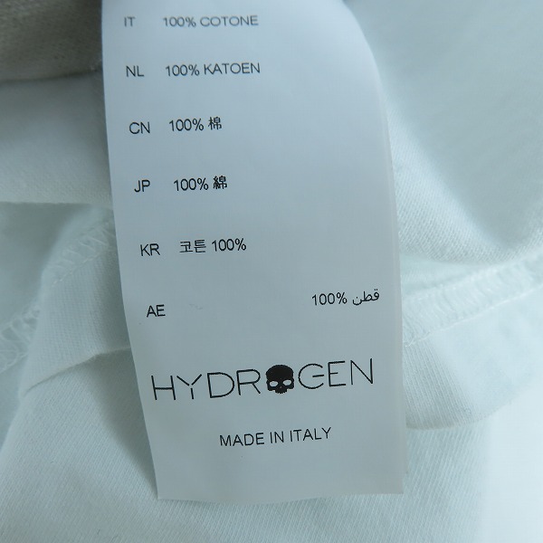 実際に弊社で買取させて頂いたHYDROGEN/ハイドロゲン プリント 長袖 Tシャツ/ロンT カットソー/XXLの画像 3枚目