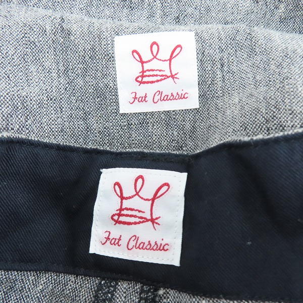 実際に弊社で買取させて頂いたFAT/エフエーティー リネン ジャケット/パンツ セッツアップ グレー FC1710-JK03/PN03 /Lの画像 2枚目