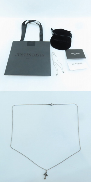 実際に弊社で買取させて頂いた【ギャラ付き】Justin Davis/ジャスティンデイビス DARLING CROSS ダーリンクロス ネックレス SNJ844の画像 9枚目