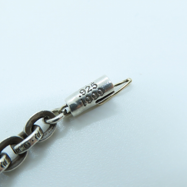 実際に弊社で買取させて頂いたCHROME HEARTS/クロムハーツ PAPER CHAIN 18/ペーパーチェーン ネックレス 18インチの画像 3枚目