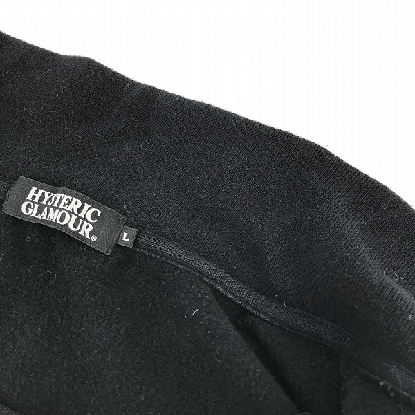 実際に弊社で買取させて頂いたHYSTERIC GLAMOUR/ヒステリックグラマー DEVIL'S NIGHT ジップアップ スウェット 4CJ-0843 Lの画像 4枚目