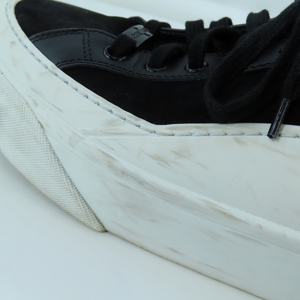 実際に弊社で買取させて頂いたJIMMY CHOO/ジミーチュウ スタッズ レザースニーカー/44の画像 6枚目