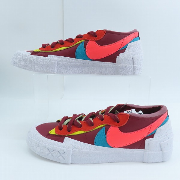 実際に弊社で買取させて頂いた【未使用】NIKE×SACAI×KAWS/ナイキ×サカイ×カウズ BLAZER LOW Team Red ブレーザー DM7901-600/26.5の画像 3枚目