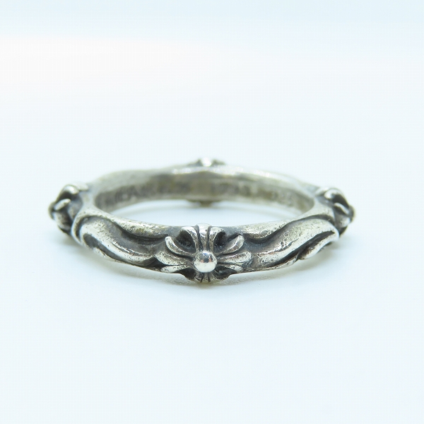 実際に弊社で買取させて頂いたCHROME HEARTS/クロムハーツ SBT BAND/SBTバンドリング/26号の画像 2枚目