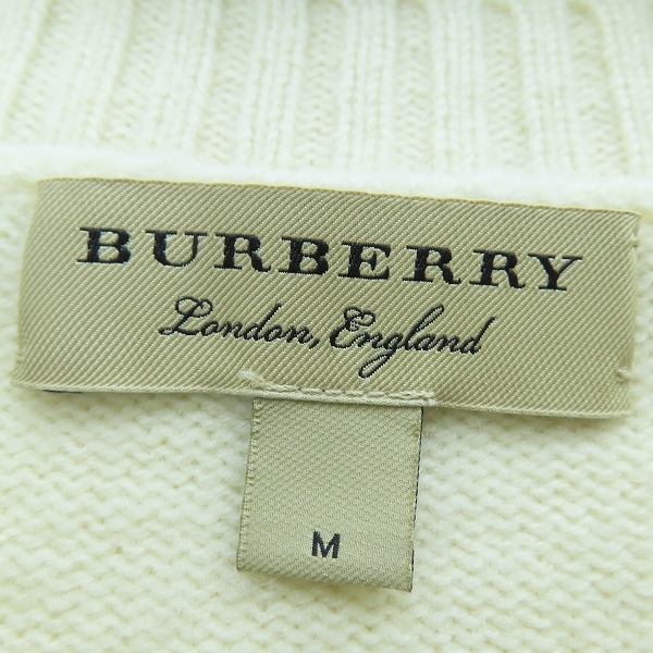 実際に弊社で買取させて頂いたBURBERRY LONDON ENGLAND/バーバリーロンドンイングランド ニット 8000977/Mの画像 2枚目