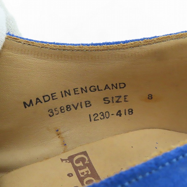 実際に弊社で買取させて頂いたGEORGE COX/ジョージコックス 3588 VI B RING GIBSON/ギブソン レザーシューズ/8の画像 5枚目