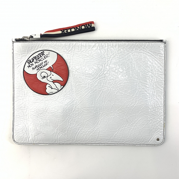 実際に弊社で買取させて頂いたMONCLER/モンクレール モンダックワッペンクラッチバッグ D109A6004110 019NW