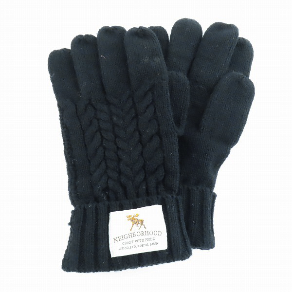 実際に弊社で買取させて頂いたNEIGHBORHOOD/ネイバーフッド BLUES / W-GLOVE グローブ 手袋 ブラック 152MANH-AC01S/F
