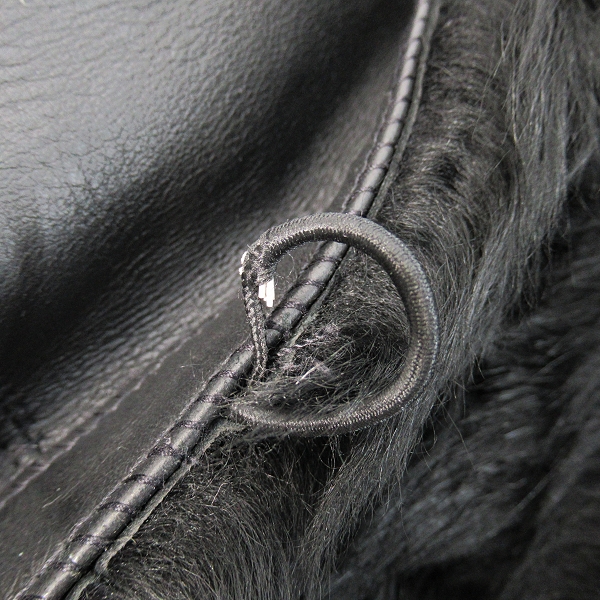 実際に弊社で買取させて頂いたHUGO BOSS/ヒューゴボス ムートン シープスキン レザーコート/38の画像 7枚目