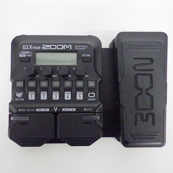 実際に弊社で買取させて頂いたZOOM/ズーム G1X FOUR Ver.v2.00 エレキギター用マルチエフェクター【簡易動作確認済】