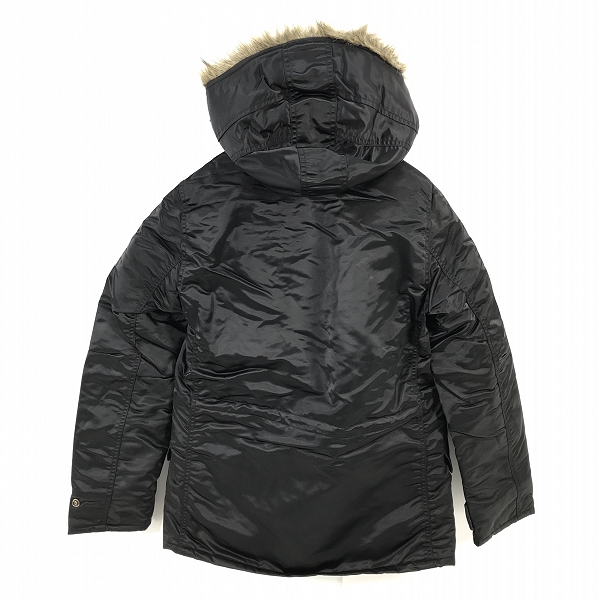 実際に弊社で買取させて頂いた【未使用】HYSTERIC GLAMOUR/ヒステリックグラマー エアフォース プリマロフト コート ジャケット BLACK/ 0204AC01/Sの画像 1枚目