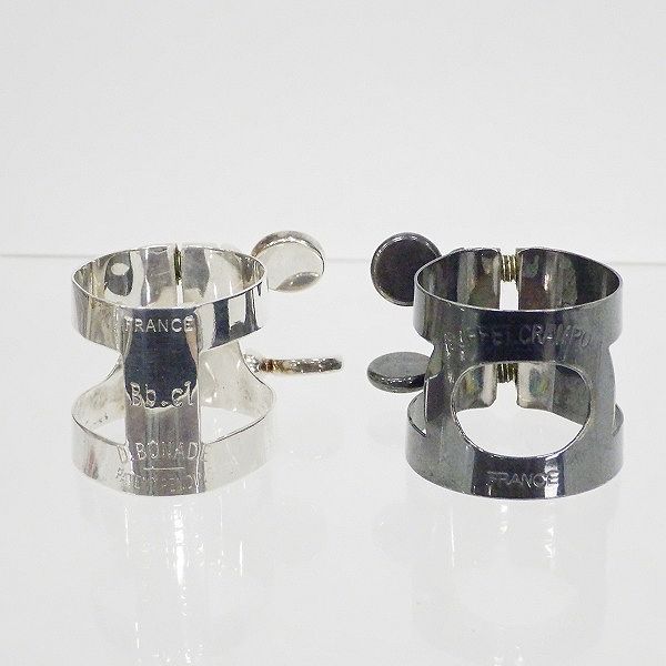 実際に弊社で買取させて頂いたD.Bonade/ボナード Buffet Crampon/ビュッフェ・クランポン クラリネット用 リガチャー 2個セット