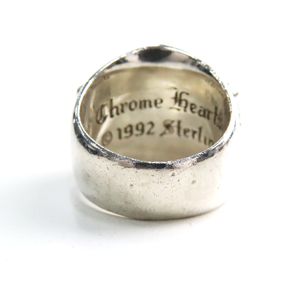 実際に弊社で買取させて頂いた【カスタム】CHROME HEARTS/クロムハーツ KEEPER/キーパーリング 18-19号の画像 3枚目