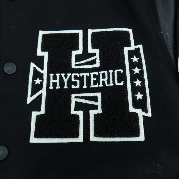 実際に弊社で買取させて頂いた【未使用】HYSTERIC GLAMOUR/ヒステリックグラマー ヒスガールワッペン付  スタジャン 0243AB03 Mの画像 5枚目