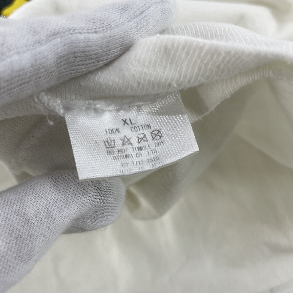 実際に弊社で買取させて頂いたHUMAN MADE×KAWS/ヒューマンメイド×カウズ Tシャツ/XLの画像 3枚目