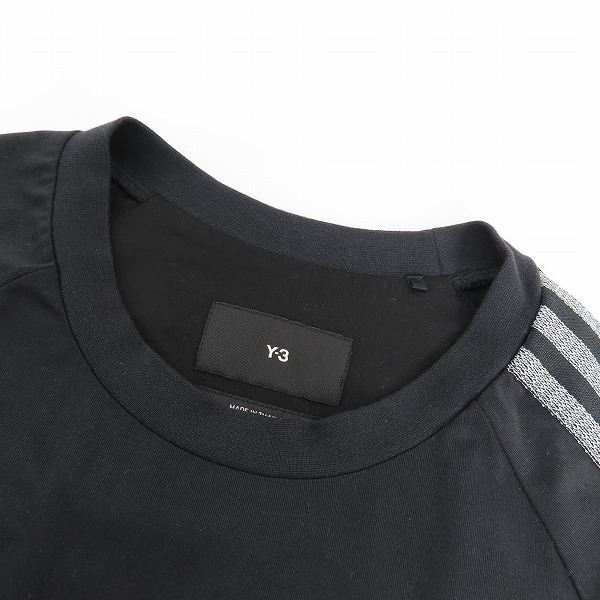 実際に弊社で買取させて頂いたY-3/ワイスリー アディダス×ヨウジヤマモト 3S LS TEE ３ストライプス ロングスリーブ Tシャツ IR6268/XLの画像 7枚目