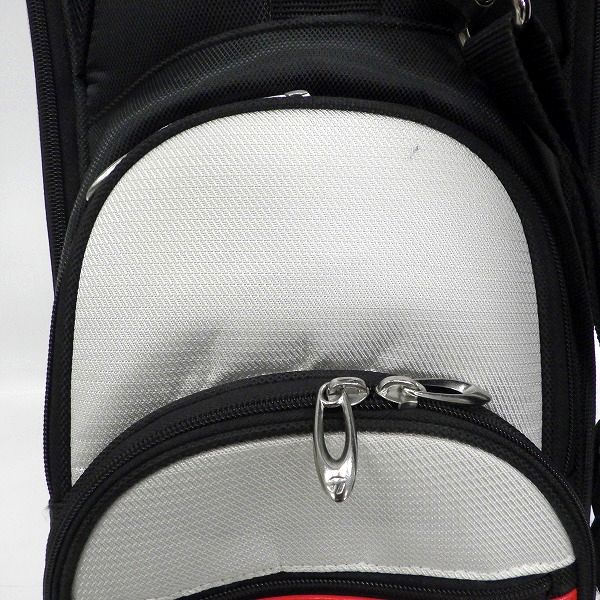 実際に弊社で買取させて頂いたTaylorMade/テーラーメイド ゴルフ CCK76 9型 5分割 キャディバッグ ホワイトｘブラックの画像 6枚目