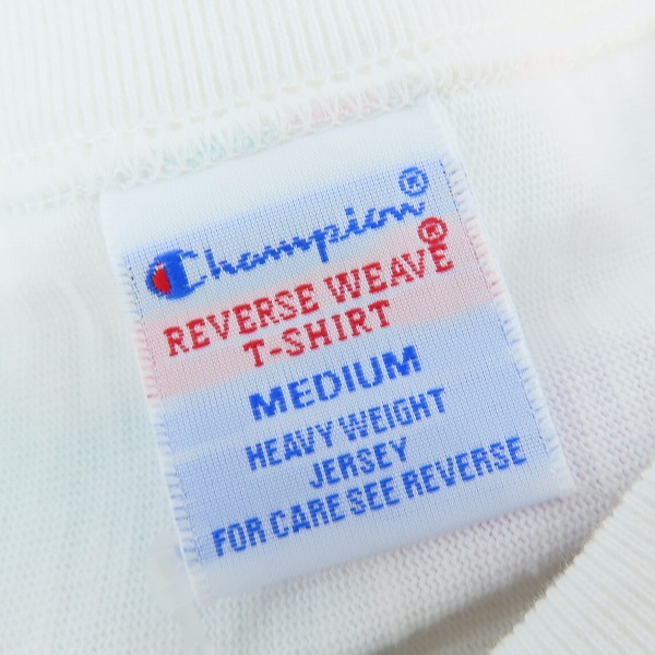 実際に弊社で買取させて頂いた【未使用】Champion/チャンピオン リバースウィーブ 半袖Tシャツ C3-R317 Mの画像 2枚目