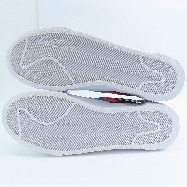 実際に弊社で買取させて頂いた【未使用】NIKE×SACAI×KAWS/ナイキ×サカイ×カウズ BLAZER LOW Team Red ブレーザー DM7901-600/26.5の画像 2枚目