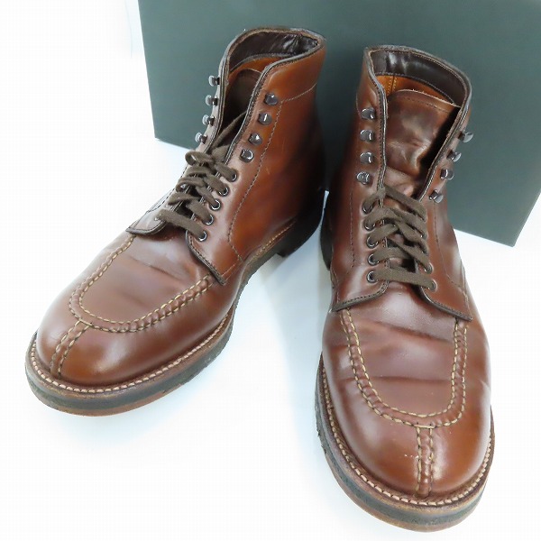 実際に弊社で買取させて頂いたALDEN/オールデン クロムエクセル タンカーブーツ 純正シューツリー付き 45407H/9.5