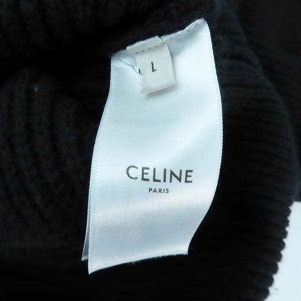 実際に弊社で買取させて頂いた【JPタグ】CELINE/セリーヌ 22SS エンブロイダリー オーバーサイズセーター 2A19R423P.38NO/Lの画像 3枚目