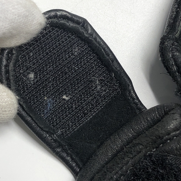 実際に弊社で買取させて頂いたCHURCHILL/チャーチル レザーグローブ/手袋 Sの画像 8枚目