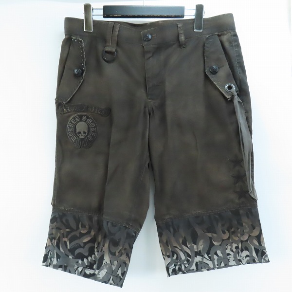 実際に弊社で買取させて頂いたRoen/ロエン 切替 ワッペン付/グラデ ハーフパンツ 75033115 /32