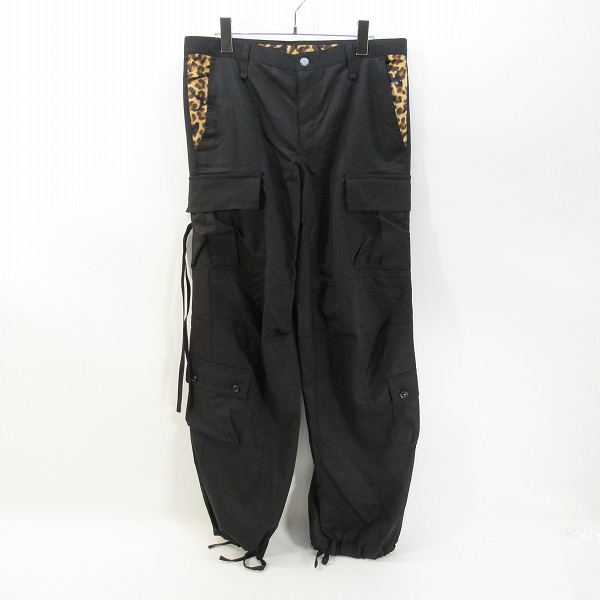 実際に弊社で買取させて頂いたRoen/ロエン レオパード切替 ウール パンツ 70133007 /32