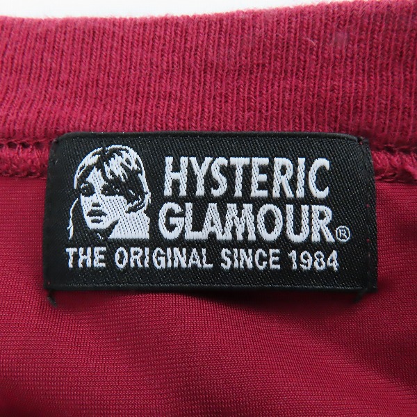 実際に弊社で買取させて頂いたHYSTERIC GLAMOUR/ヒステリックグラマー フロント ロゴ 長袖Tシャツ 01203CS01/Fの画像 2枚目