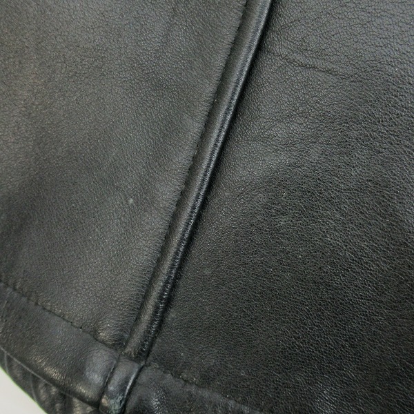 実際に弊社で買取させて頂いたSchott/ショット USA製 レザージャケット/革ジャン/40の画像 8枚目