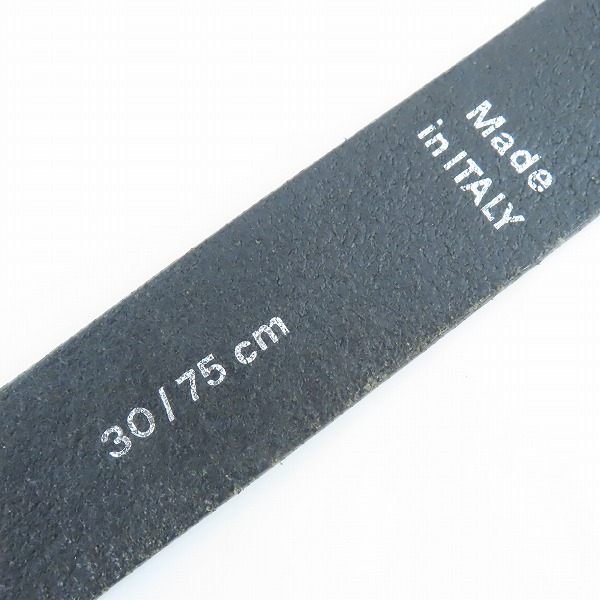 実際に弊社で買取させて頂いたLucien pellat-finet/ルシアンペラフィネ ガンジャ/マリファナバックル レザー ベルト 30/75cmの画像 3枚目