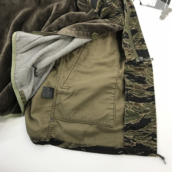 実際に弊社で買取させて頂いた【未使用】HYSTERIC GLAMOUR/ヒステリックグラマー ライナー付き ミリタリージャケット 0293AC03/Sの画像 7枚目