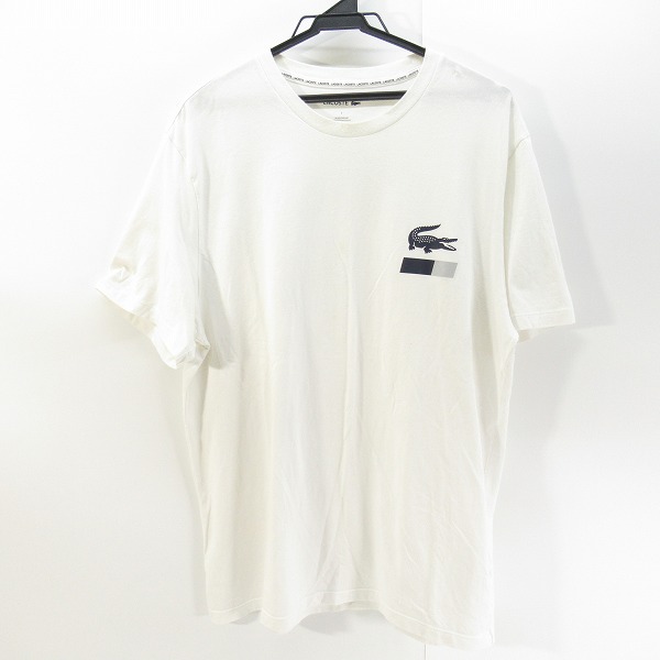 実際に弊社で買取させて頂いたLACOSTE/ラコステ ロゴプリント半袖Tシャツ L